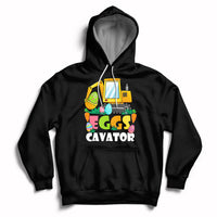 Construction Excavator Easter Day Egg Hunt for Boys Toddlers Hoodie - Wonder Print Shop