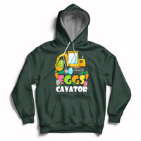 Construction Excavator Easter Day Egg Hunt for Boys Toddlers Hoodie - Wonder Print Shop