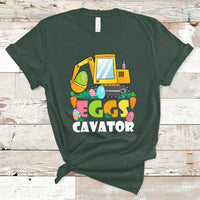 Construction Excavator Easter Day Egg Hunt for Boys Toddlers T-Shirt - Wonder Print Shop