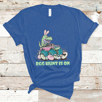 Egg Hunt Is On Funny Easter Dinosaur Bunny Boys Kid Toddler T-Shirt - Wonder Print Shop