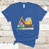 Easter Bunny Eggscavator Excavator Construction Egg Hunt T-Shirt - Wonder Print Shop