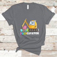 Easter Bunny Eggscavator Excavator Construction Egg Hunt T-Shirt - Wonder Print Shop