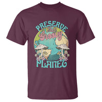 Earth Day T Shirt Preserve This Groovy Planet - Wonder Print Shop