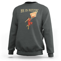 Jesus Basketball Sweatshirt He Is Rizzin' - Wonder Print Shop