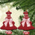 Coquette Girly Christmas Ornament Pink Bow - Wonder Print Shop