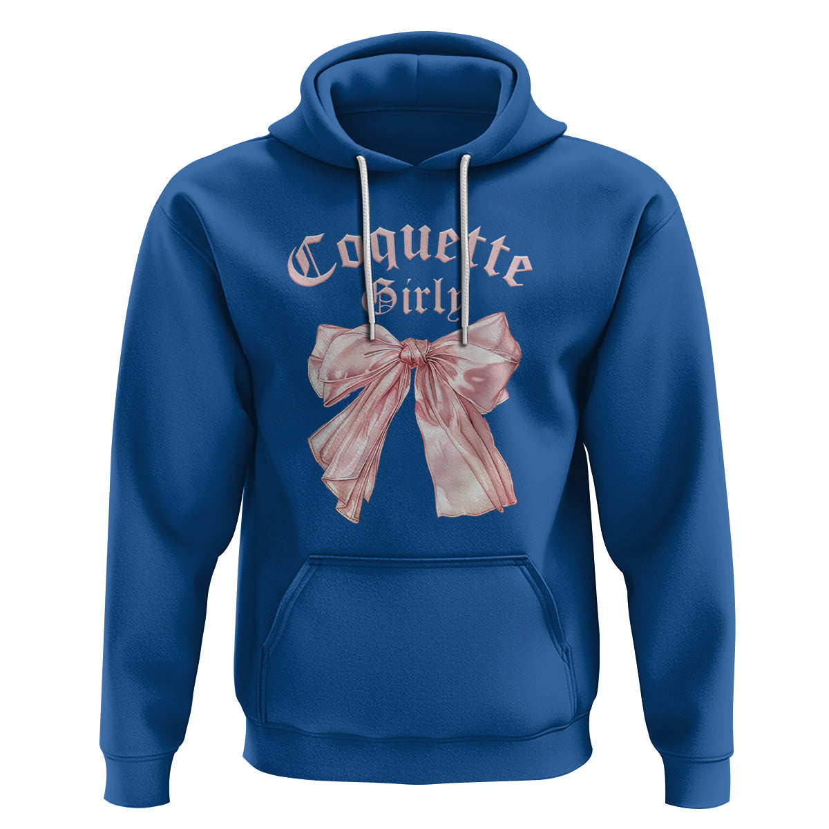 Coquette Girly Hoodie Pink Bow - Wonder Print Shop