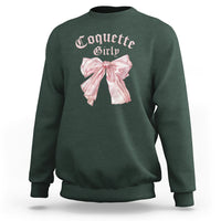 Coquette Girly Sweatshirt Pink Bow - Wonder Print Shop