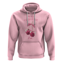 In My Coquette Era Hoodie Pink Bow Cherry - Wonder Print Shop
