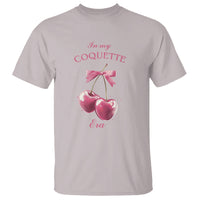In My Coquette Era T Shirt Pink Bow Cherry - Wonder Print Shop