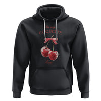 In My Coquette Era Hoodie Red Bow Cherry - Wonder Print Shop