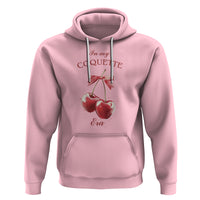 In My Coquette Era Hoodie Red Bow Cherry - Wonder Print Shop