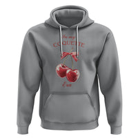 In My Coquette Era Hoodie Red Bow Cherry - Wonder Print Shop