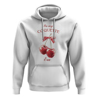In My Coquette Era Hoodie Red Bow Cherry - Wonder Print Shop