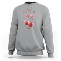 In My Coquette Era Sweatshirt Red Bow Cherry - Wonder Print Shop