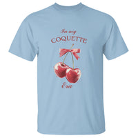 In My Coquette Era T Shirt Red Bow Cherry - Wonder Print Shop