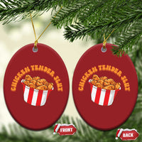 Funny Chicken Tender Slut Christmas Ornament Tendies Bucket - Wonder Print Shop
