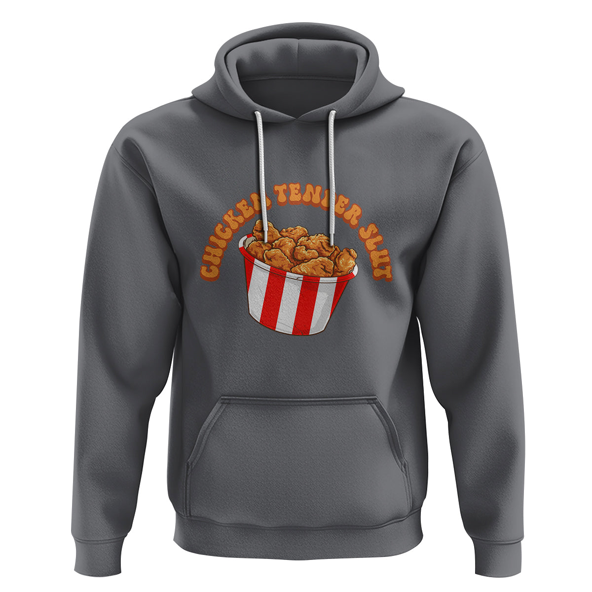 Funny Chicken Tender Slut Hoodie Tendies Bucket - Wonder Print Shop
