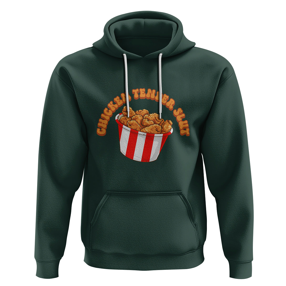 Funny Chicken Tender Slut Hoodie Tendies Bucket - Wonder Print Shop