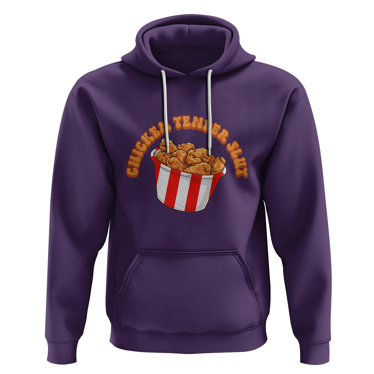 Funny Chicken Tender Slut Hoodie Tendies Bucket - Wonder Print Shop
