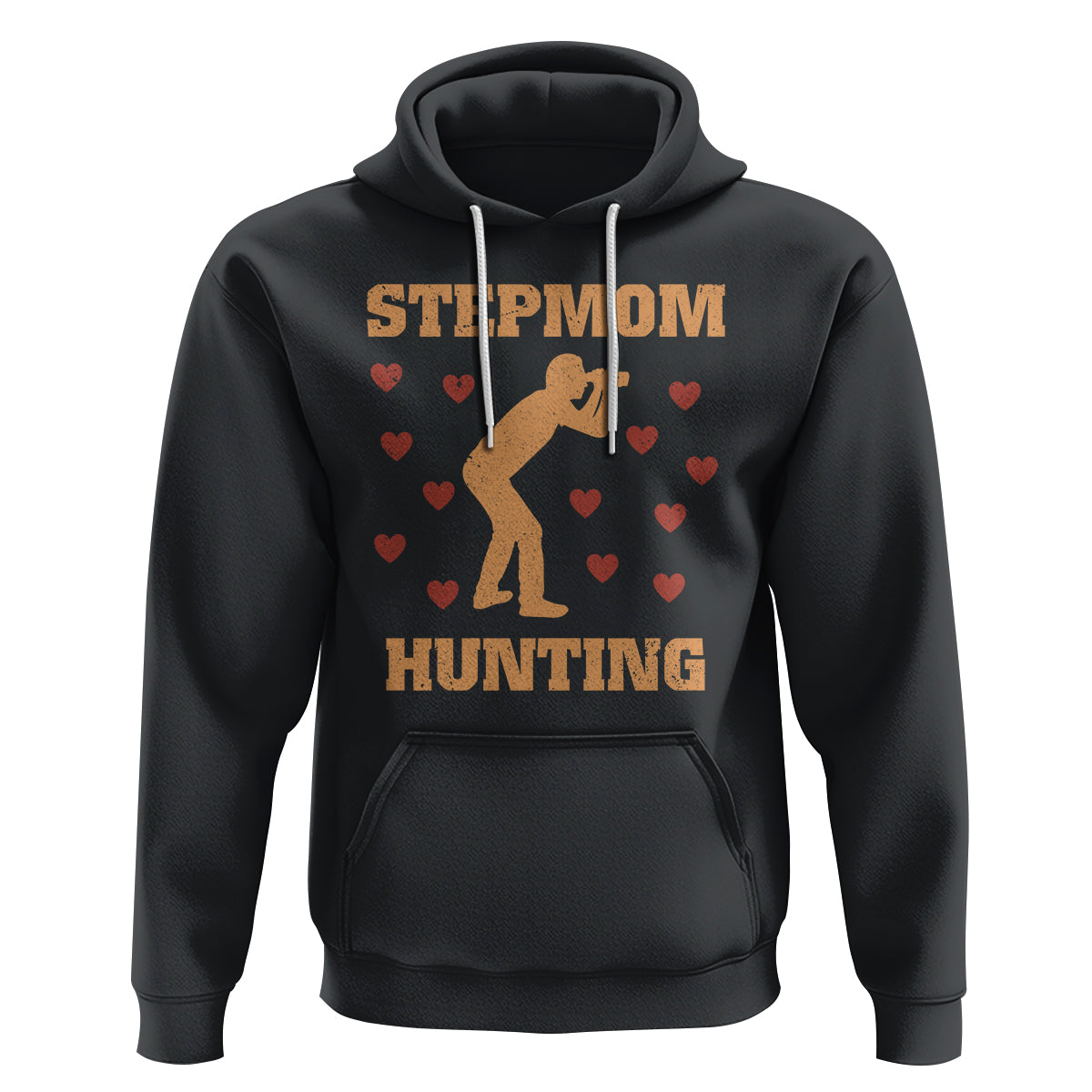 Stepmom Hunting Hoodie Funny Saying Dad Finding Bonus Mom - Wonder Print Shop