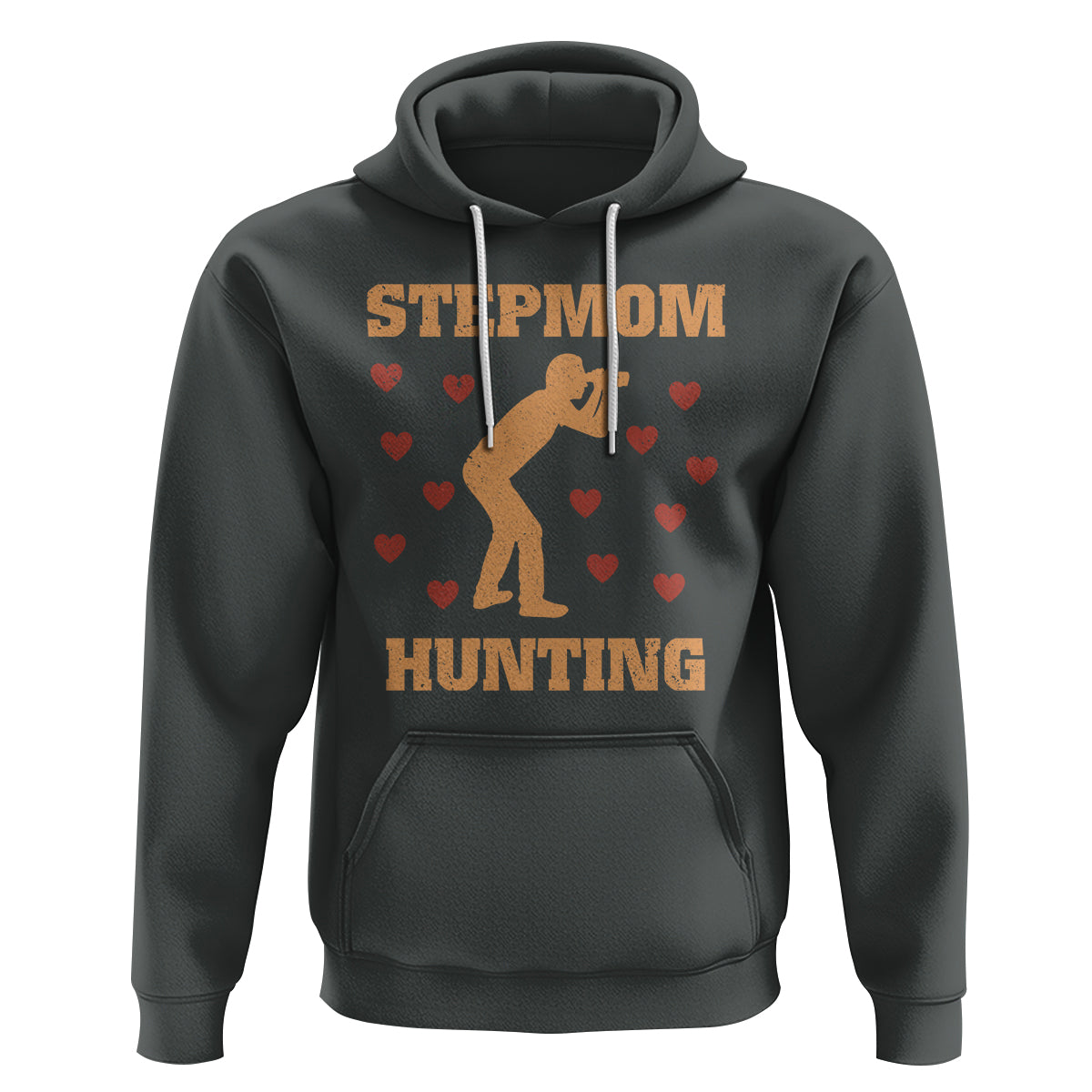 Stepmom Hunting Hoodie Funny Saying Dad Finding Bonus Mom - Wonder Print Shop