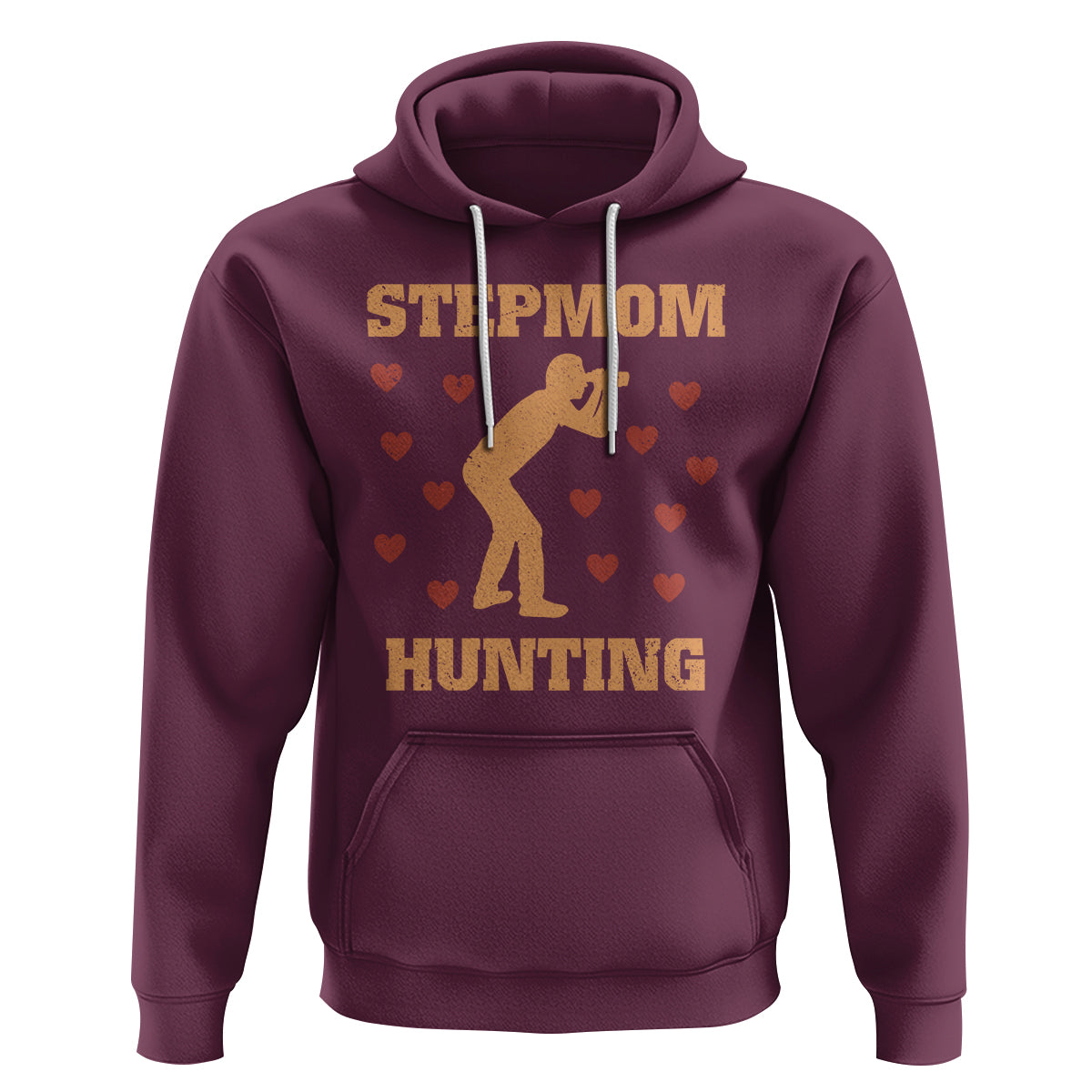 Stepmom Hunting Hoodie Funny Saying Dad Finding Bonus Mom - Wonder Print Shop