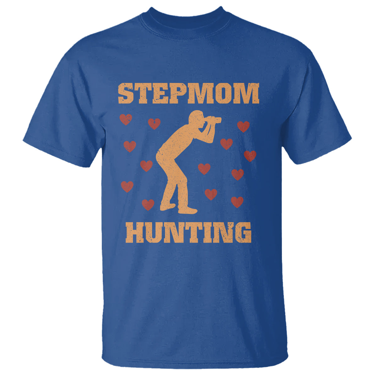 Stepmom Hunting T Shirt Funny Saying Dad Finding Bonus Mom - Wonder Print Shop