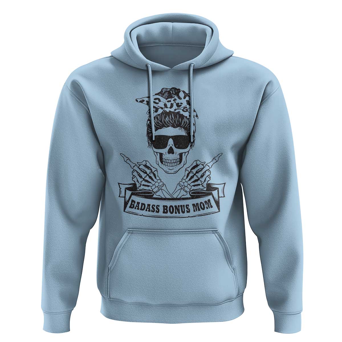 Funny Stepmom Hoodie Badass Bonus Mom TS02