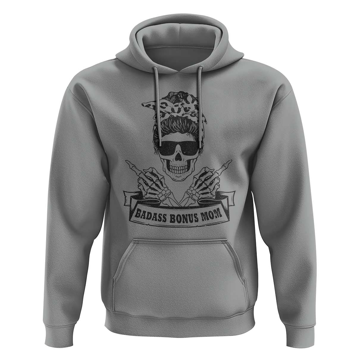Funny Stepmom Hoodie Badass Bonus Mom TS02