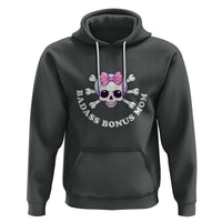 Funny Stepmom Hoodie Badass Bonus Mom - Wonder Print Shop
