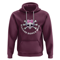 Funny Stepmom Hoodie Badass Bonus Mom - Wonder Print Shop