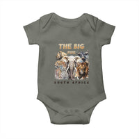 The Big Five South Africa Baby Onesie Elephant Lion Rhino Buffalo Leopard Animals Safari Wildlife