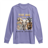 The Big Five South Africa Long Sleeve Shirt Elephant Lion Rhino Buffalo Leopard Animals Safari Wildlife