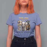 The Big Five South Africa T Shirt For Women Elephant Lion Rhino Buffalo Leopard Animals Safari Wildlife