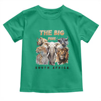 The Big Five South Africa Toddler T Shirt Elephant Lion Rhino Buffalo Leopard Animals Safari Wildlife