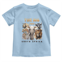 The Big Five South Africa Toddler T Shirt Elephant Lion Rhino Buffalo Leopard Animals Safari Wildlife