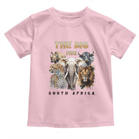 The Big Five South Africa Toddler T Shirt Elephant Lion Rhino Buffalo Leopard Animals Safari Wildlife