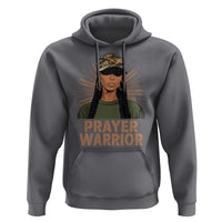 Black Prayer Warrior Hoodie Jesus God Christian Camo Girl