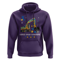 World Down Syndrome Awareness Day Bulldozer Hoodie