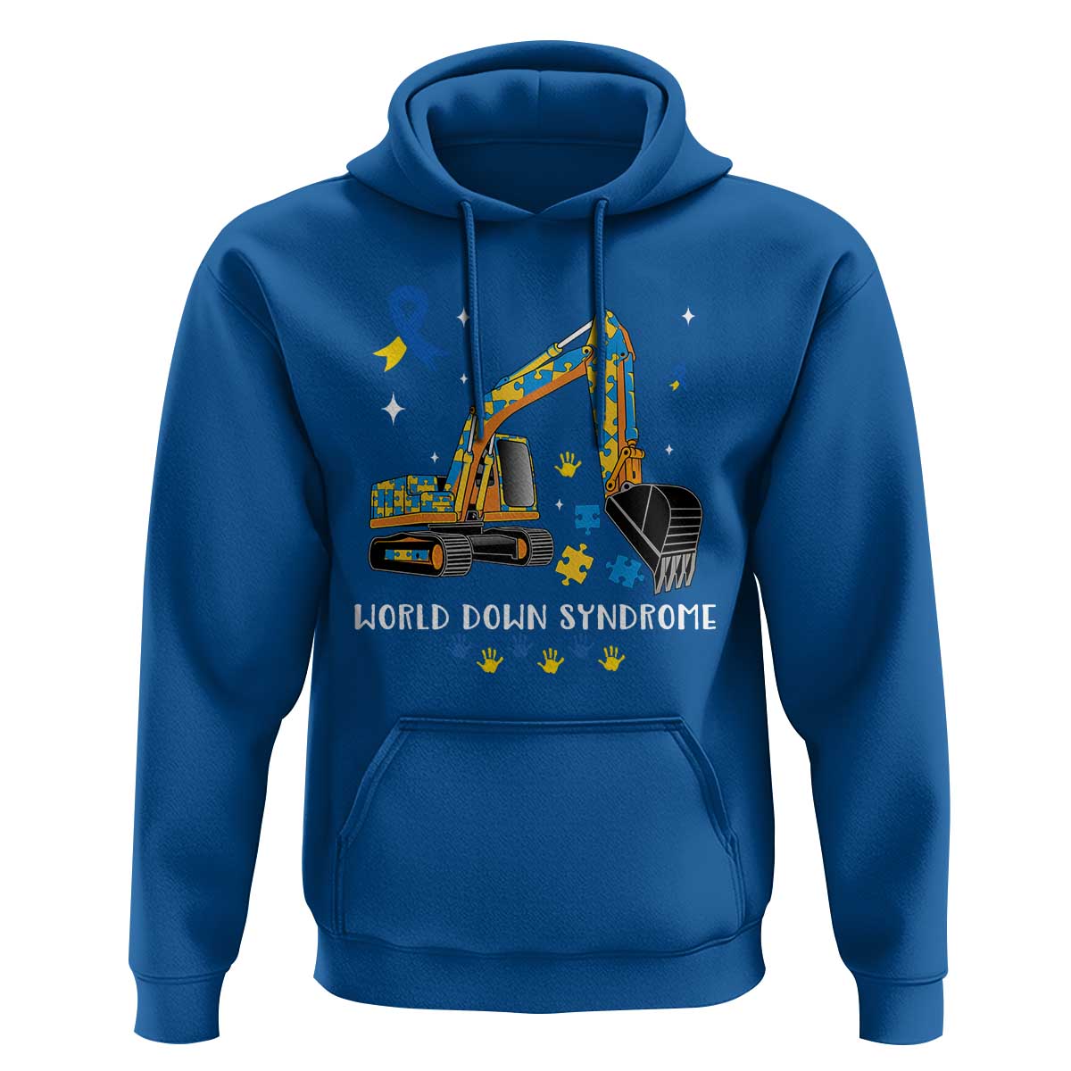 World Down Syndrome Awareness Day Bulldozer Hoodie