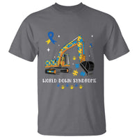 World Down Syndrome Awareness Day Bulldozer T Shirt