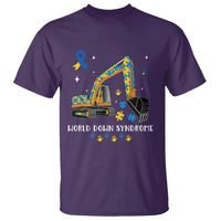 World Down Syndrome Awareness Day Bulldozer T Shirt