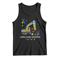 World Down Syndrome Awareness Day Bulldozer Tank Top