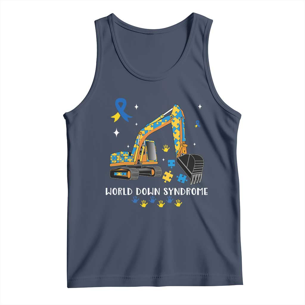 World Down Syndrome Awareness Day Bulldozer Tank Top