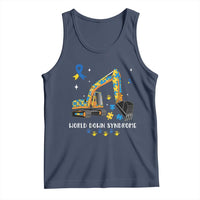 World Down Syndrome Awareness Day Bulldozer Tank Top