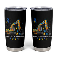 World Down Syndrome Awareness Day Bulldozer Tumbler Cup