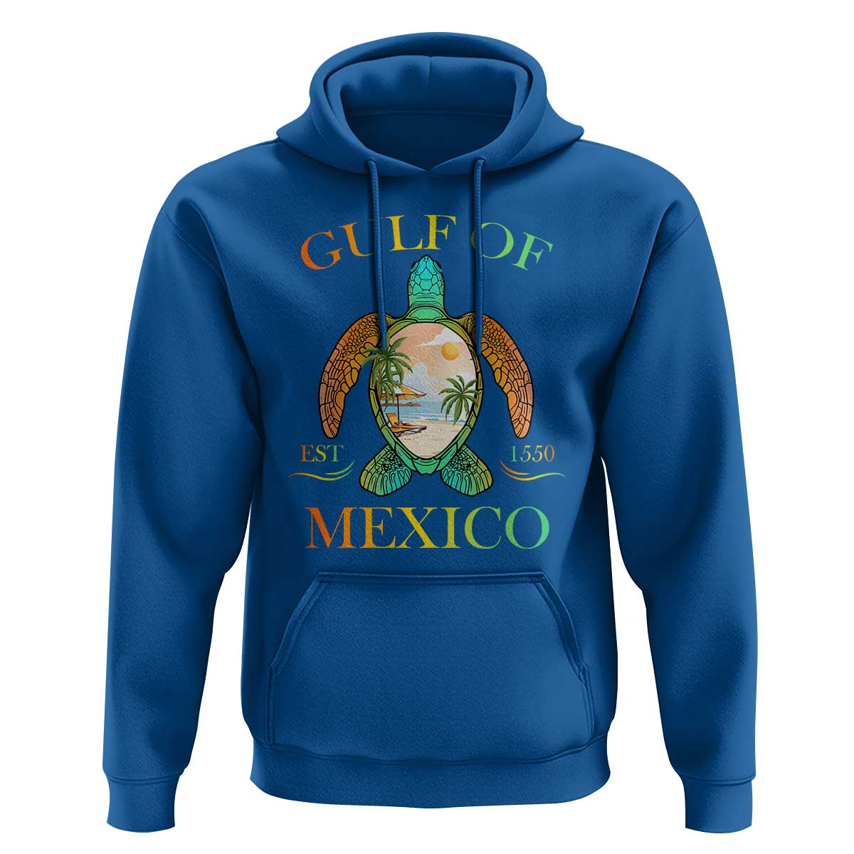 Gulf Of America Est 2025 Hoodie Funny Turtle Beach Vibe