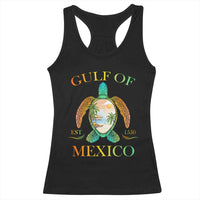 Gulf Of America Est 2025 Racerback Tank Top Funny Turtle Beach Vibe