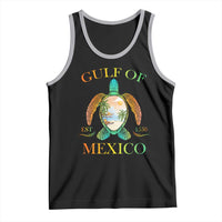 Gulf Of America Est 2025 Tank Top Funny Turtle Beach Vibe