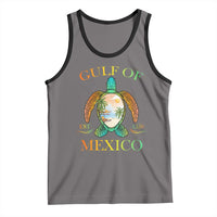 Gulf Of America Est 2025 Tank Top Funny Turtle Beach Vibe